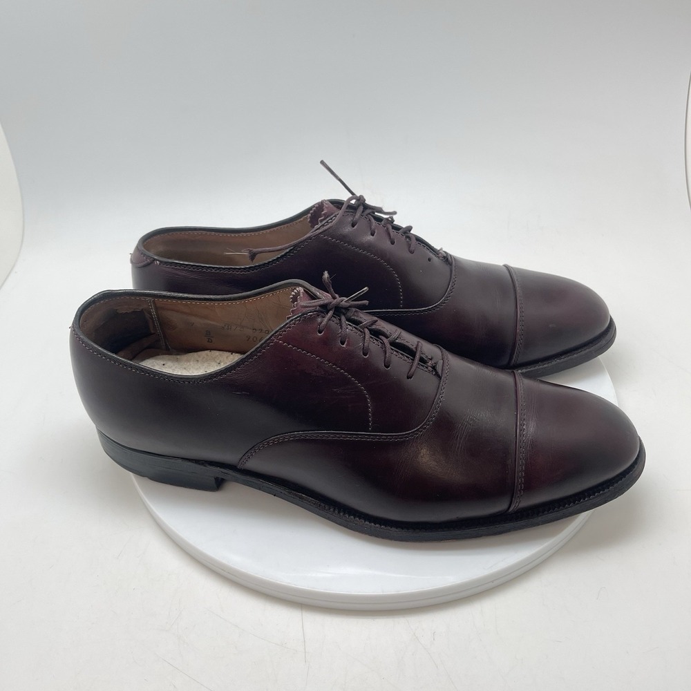 Alden Dress Shoes 906 Mens 9 B/D Burgundy Cordovan Can Toe Preppy USA Leather